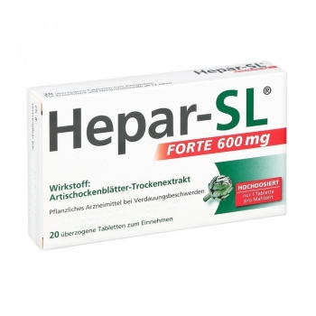Hepar-SL forte 600 mg Tabletten, 20 St.